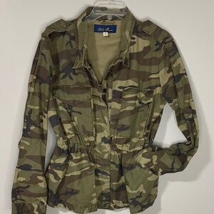 Blue Rain Camouflage Utility Jacket, Good Condition, No wear noted